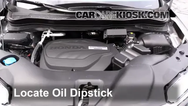 2016 Honda Pilot EX 3.5L V6 Aceite Controlar nivel de aceite